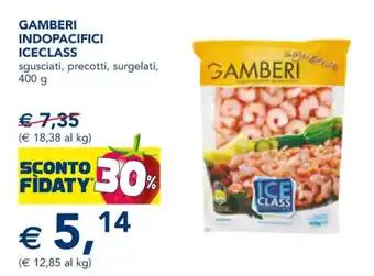 Esselunga IceClass Gamberi Indopacifici 400 g offerta