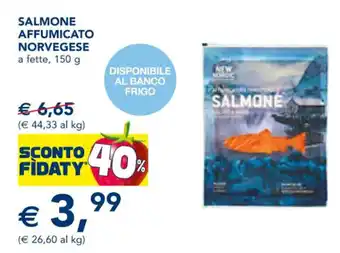 Esselunga Salmone Affumicato Norvegese a fette 150 g offerta