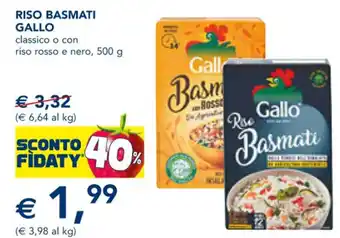 Esselunga Gallo Riso Basmati 500 g offerta