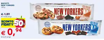 Esselunga New Yorkers Biscotti 150 g offerta