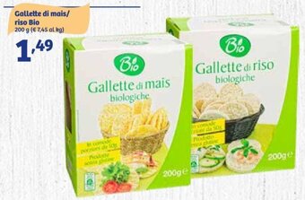In'S Mercato Gallette di mais/riso Bio 200 g offerta
