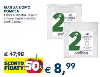 Esselunga Pompea Maglia Uomo 2 pezzi offerta