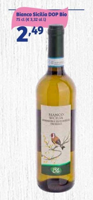 Bianco Sicilia DOP Bio 75 cl