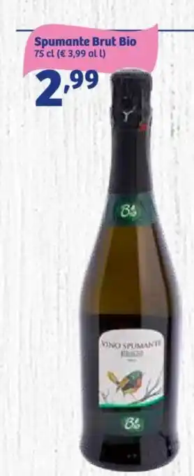 In'S Mercato Spumante Brut Bio 75 cl offerta
