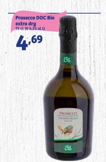 In'S Mercato Prosecco DOC Bio extra dry 75 cl offerta