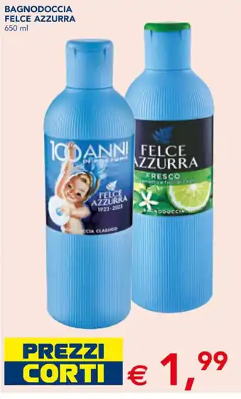 Esselunga Felce Azzurra Bagnodoccia 650 ml offerta