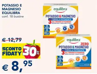 Equilibra Potassio e Magnesio conf. 18 bustine