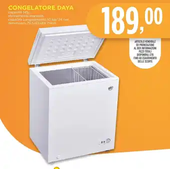 Conad Daya Congelatore offerta