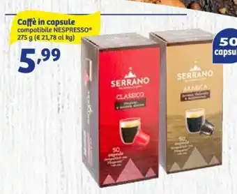 In'S Mercato Caffè in capsule 275 g offerta