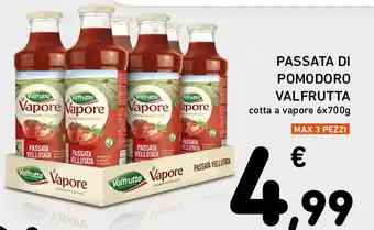 Spazio Conad Valfrutta Passata di Pomodoro 6x700g offerta