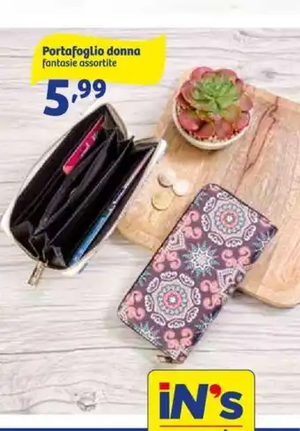 In'S Mercato Portafoglio donna offerta