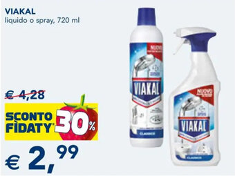 Esselunga Viakal liquido o spray 720 ml offerta