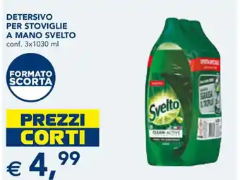 Esselunga Svelto Detersivo per Stoviglie a Mano conf. 3x1030 ml offerta