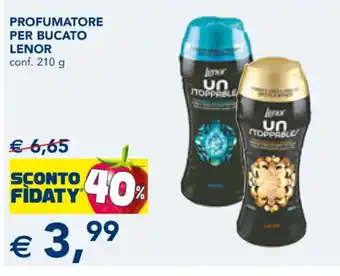 Esselunga Lenor Profumatore per Bucato conf. 210 g offerta