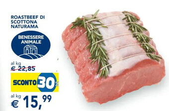 Esselunga Roastbeef di Scottona Naturama offerta