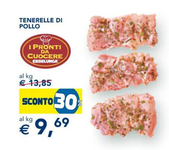 Esselunga Tenerelle di Pollo offerta
