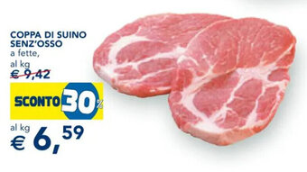 Esselunga Coppa di Suino Senz'Osso a fette offerta
