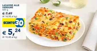 Esselunga Verdure Lasagne Alle 500 g offerta