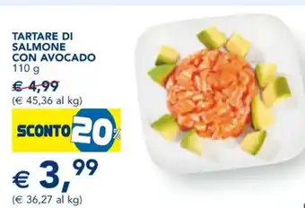 Esselunga Tartare di Salmone con Avocado 110 g offerta