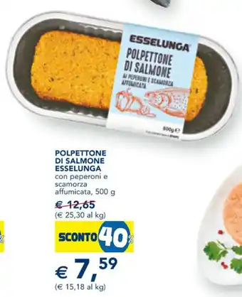 Esselunga Esselunga Polpettone di Salmone 500 g offerta