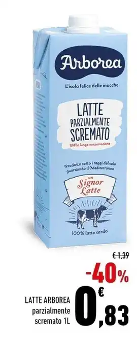 Conad Superstore Arborea latte offerta