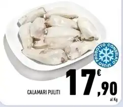 Conad Superstore Calamari puliti offerta
