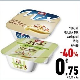 Conad Superstore Muller yogurt mix offerta