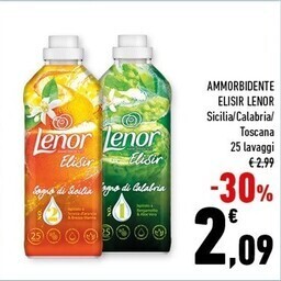 Conad Superstore Lenor ammorbidente elisir offerta
