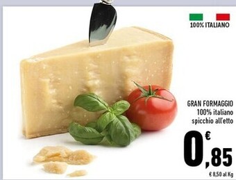 Conad Superstore Gran formaggio offerta