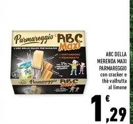 Conad Superstore Parmareggio abc della merenda maxi offerta