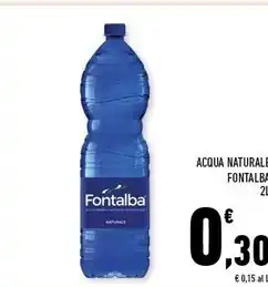 Conad Superstore Fontalba acqua naturale offerta
