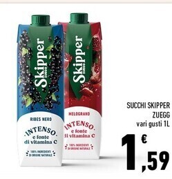 Conad Superstore Zuegg succhi skipper offerta