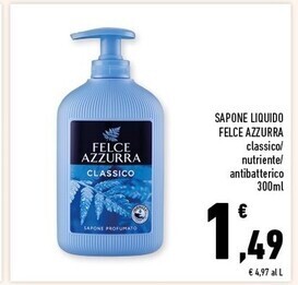 Conad Superstore Felce azzurra sapone liquido offerta