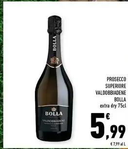 Conad Superstore Bolla prosecco superiore valdobbiadene offerta