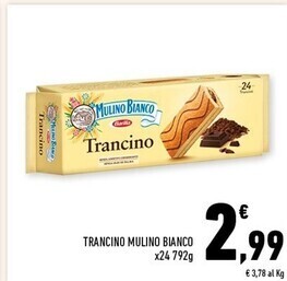 Conad Superstore Mulino bianco trancino offerta