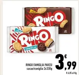 Conad Superstore Pavesi ringo famiglia offerta