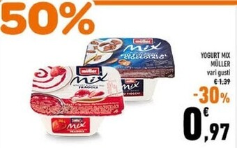 Conad Muller yogurt mix offerta