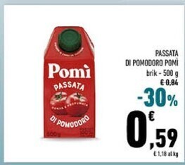 Conad Pomì passata di pomodoro offerta