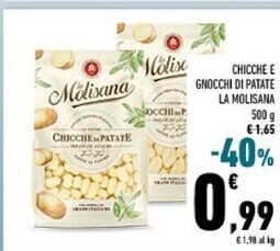 Conad La molisana chicche e gnocchi di patate offerta
