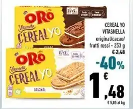 Conad Saiwa cereal yo vitasnella offerta