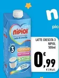 Conad Superstore Nipiol latte crescita 3 offerta