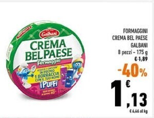 Galbani formaggini crema bel paese