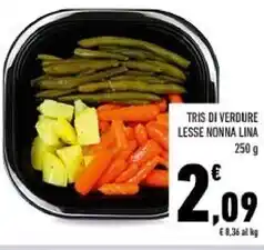 Conad Tris di verdure lesse nonna lina offerta