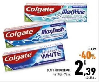 Conad Colgate dentifricio offerta