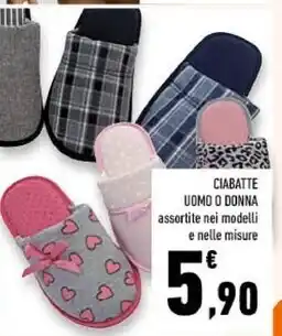 Conad Ciabatte uomo offerta
