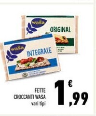 Conad Wasa fette croccanti offerta