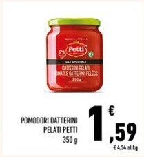 Conad Petti pomodori datterini pelati offerta