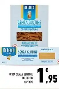 Conad De cecco pasta senza glutine offerta