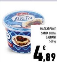 Conad Galbani mascarpone santa lucia offerta