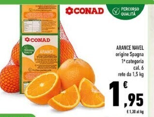 Conad Conad arance navel offerta
